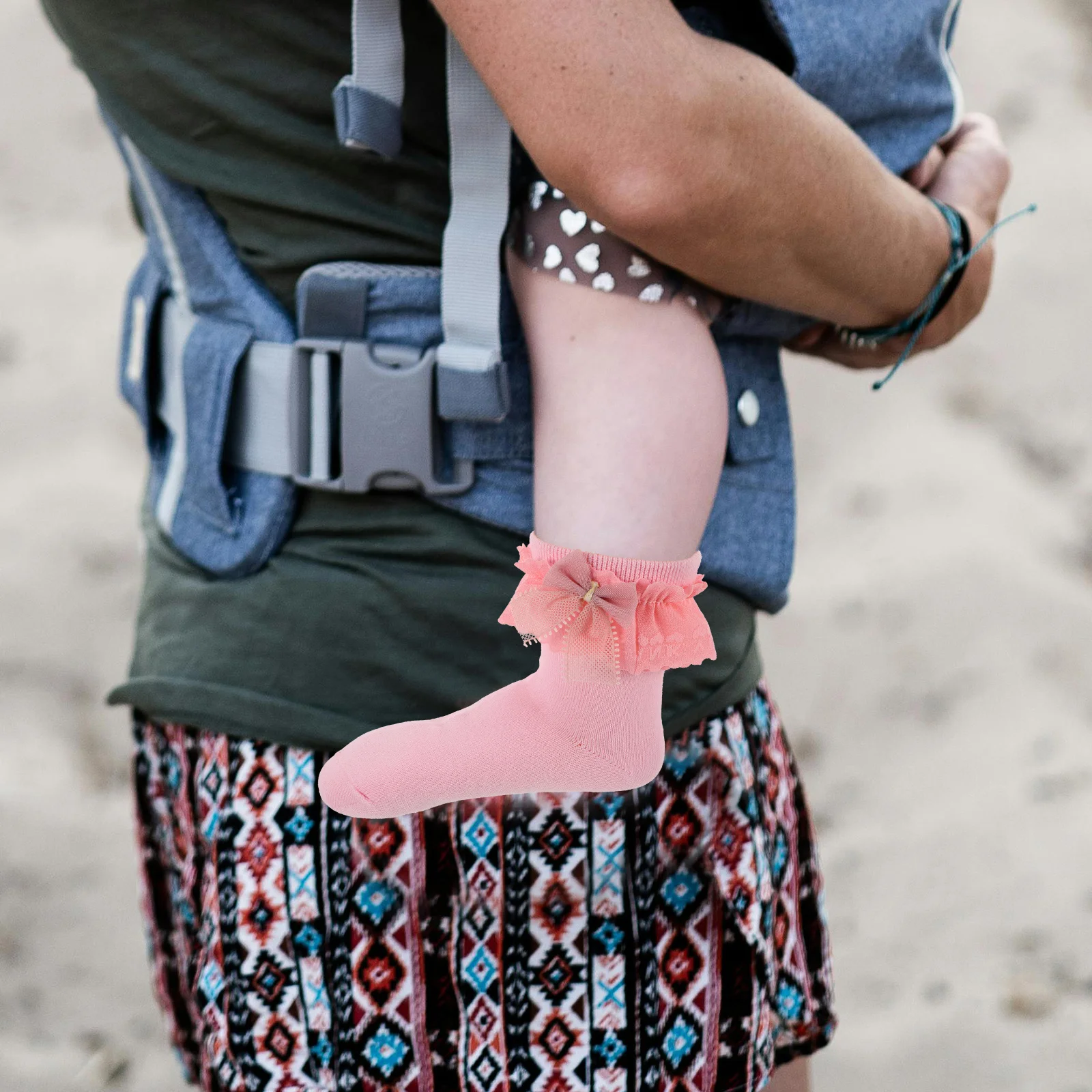 

2Pairs Baby Girl Ruffle Frilly Lace Socks Soft Cotton Dress Socks Newborn Infant Toddler Little Girls Sock Girl