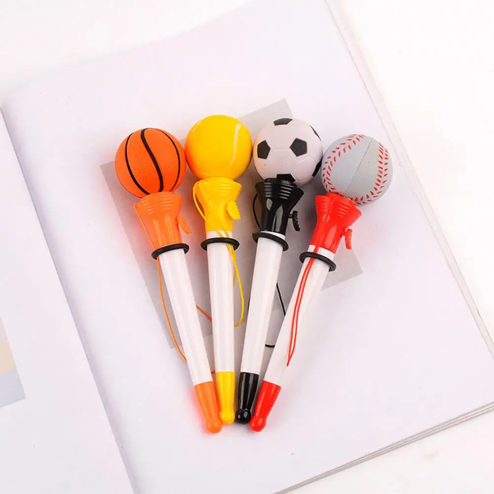 Writing Ballpoint Pen Creative Basketball Football Tennis Shape Smooth Writing Ballpoint Pen Novelty Sports Ballpoint Pen Set