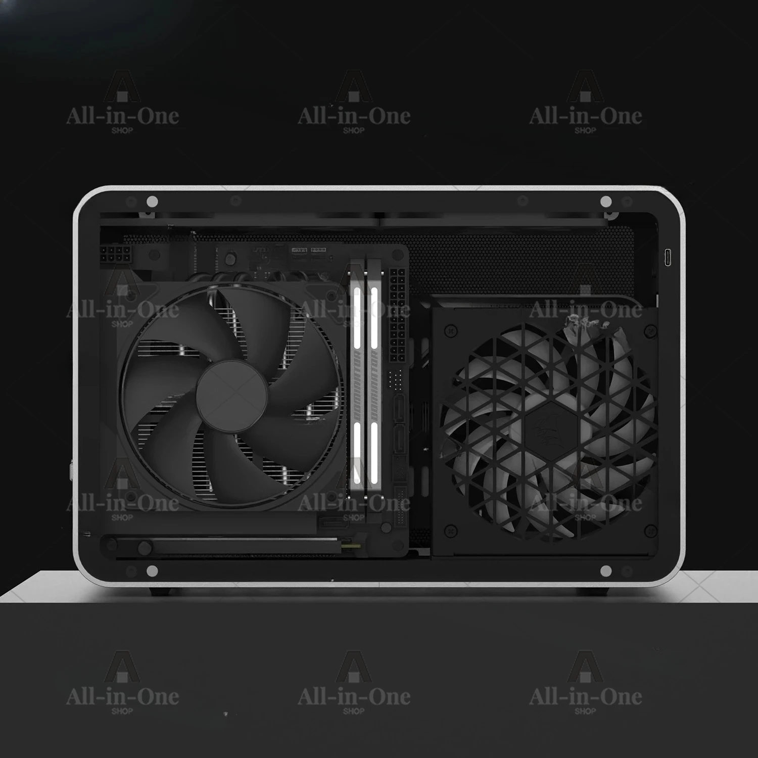 Chassis Portable Portable Aluminum Alloy CNC Desktop A4 Structure