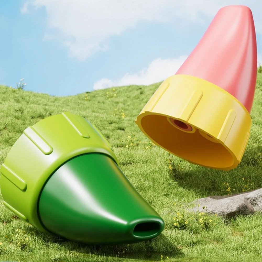 ABS Animal Caller Horn Outdoor Fun Toys Speaker Animal Caller Toy Interactive 3-speed Light Dispaly Trumpet Instrument for Kids