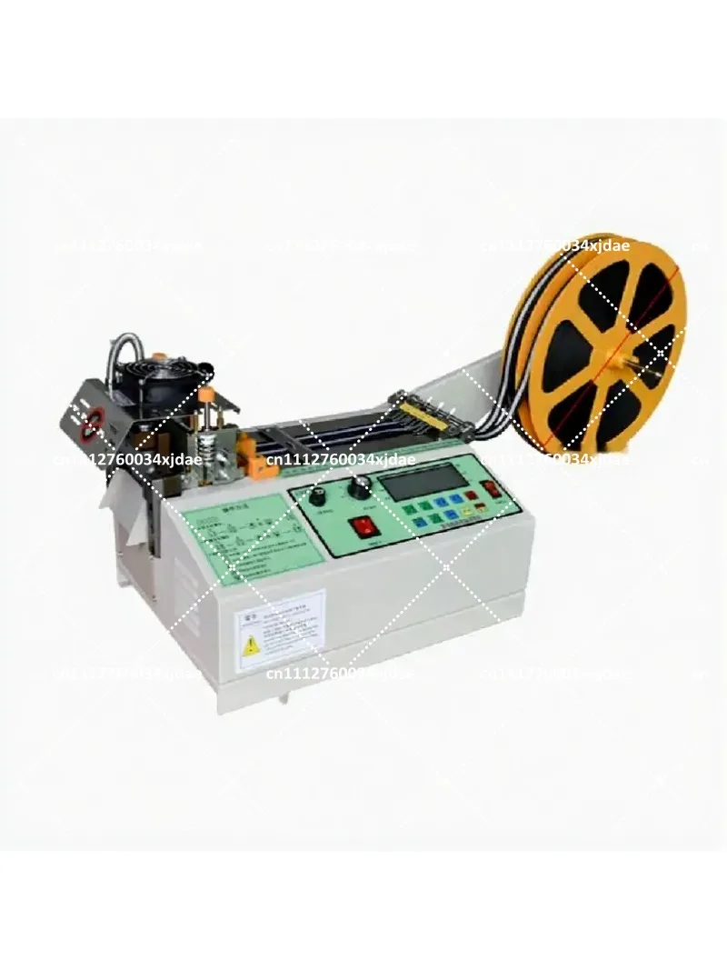 Auto Adhesive Tape Cutting Machine Hot Cold Cut Tool for Cloth Belt Zipper Webbing Elastic