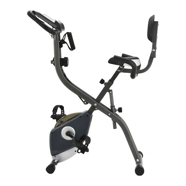 Stationary Bike Foldable Fitness Gym Cardio Training Bicycle Exercise Bike for Home Gym