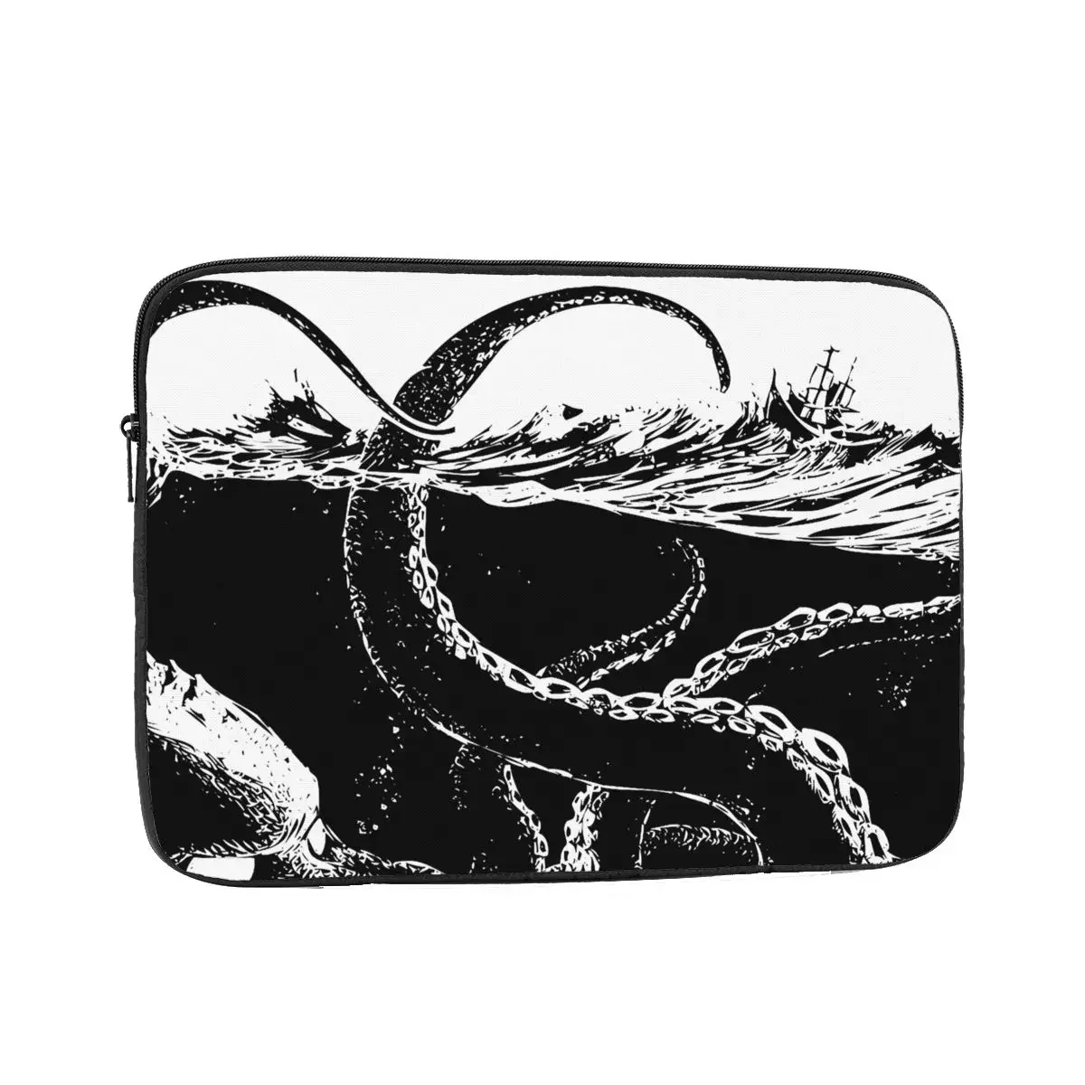 Laptop Notebook Bag Case Kraken Rules The Sea Computer Bag the Rise of Great Cthulhu 10 12 13 15 17 Inch Shockproof Case Bag