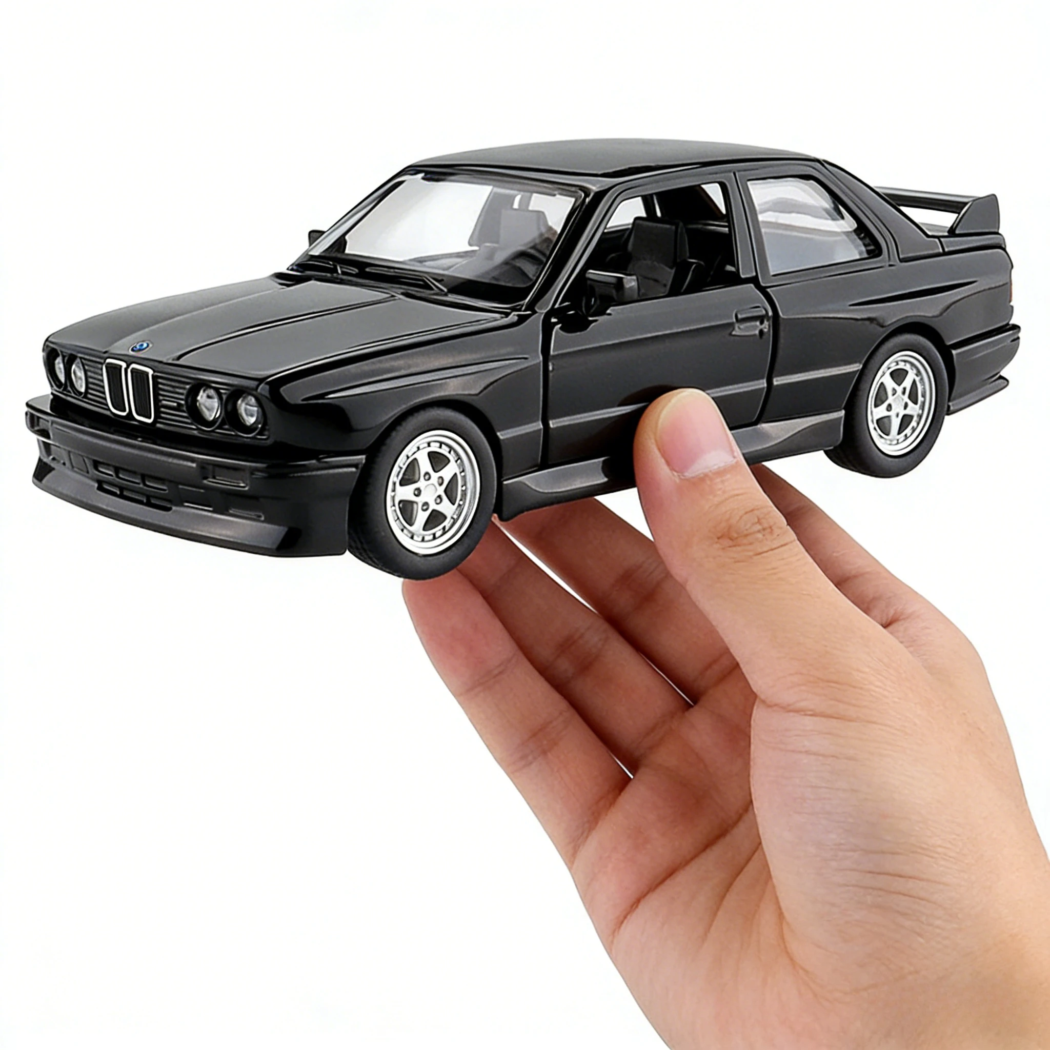 

1:36 M3 1987 Diecast Alloy Car Model Metal Pull Back Simulation Car Toy Sports Car Ornament With To Open The Door For Kids Gift