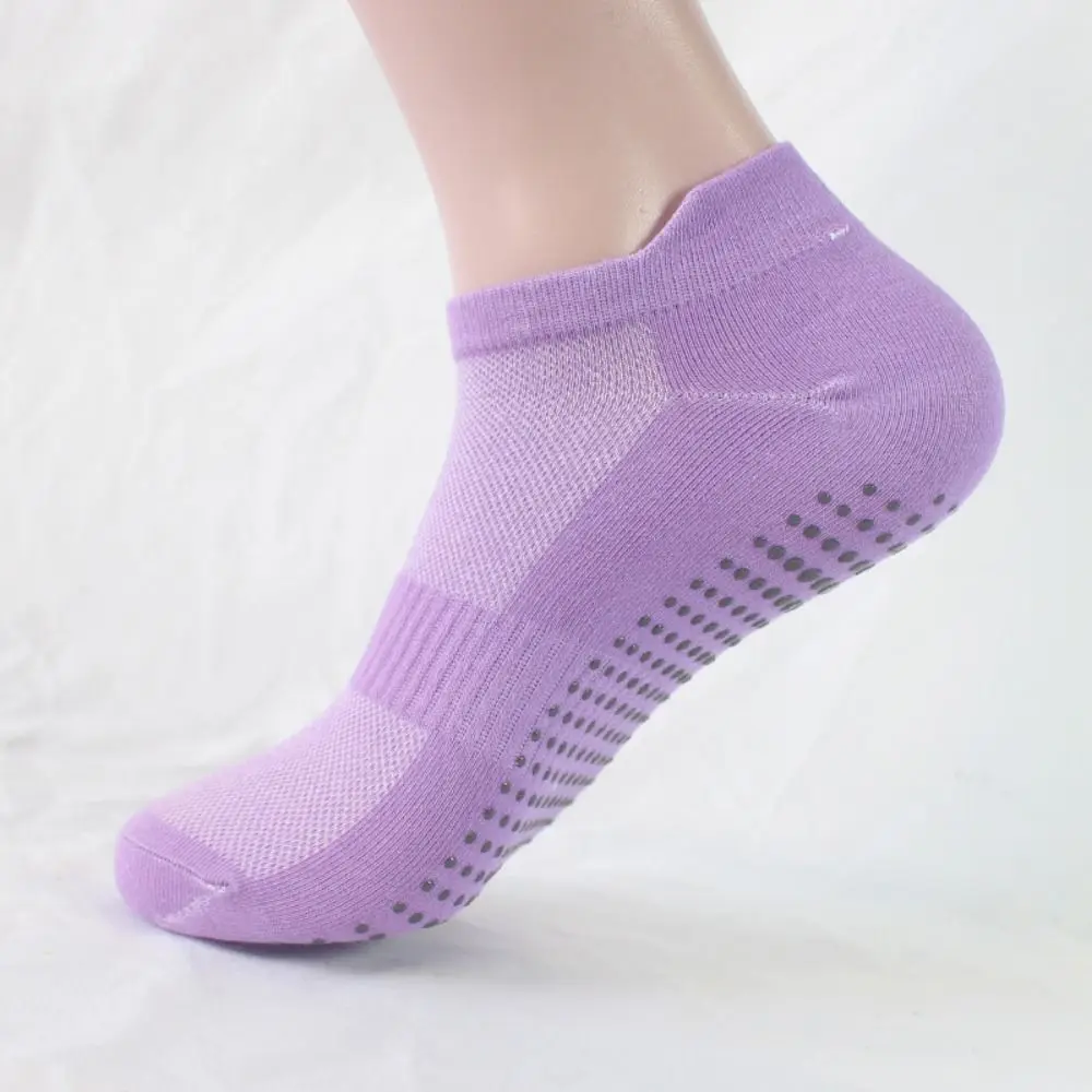 العرق ماصة المضادة للانزلاق جوارب رياضية مزيل العرق تنفس الرجال جوارب كرة الريشة المهنية مريحة منشفة أسفل الجوارب #4