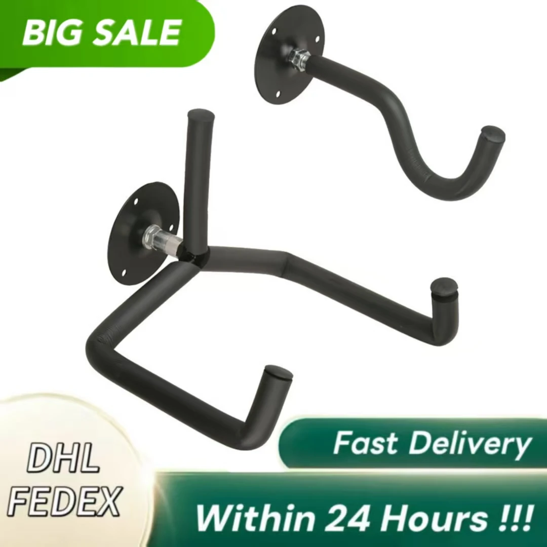 Ensemble de cintres pour guitare avec support mural, crochet de guitare réglable, support mural protégé en mousse pour acoustique et électrique