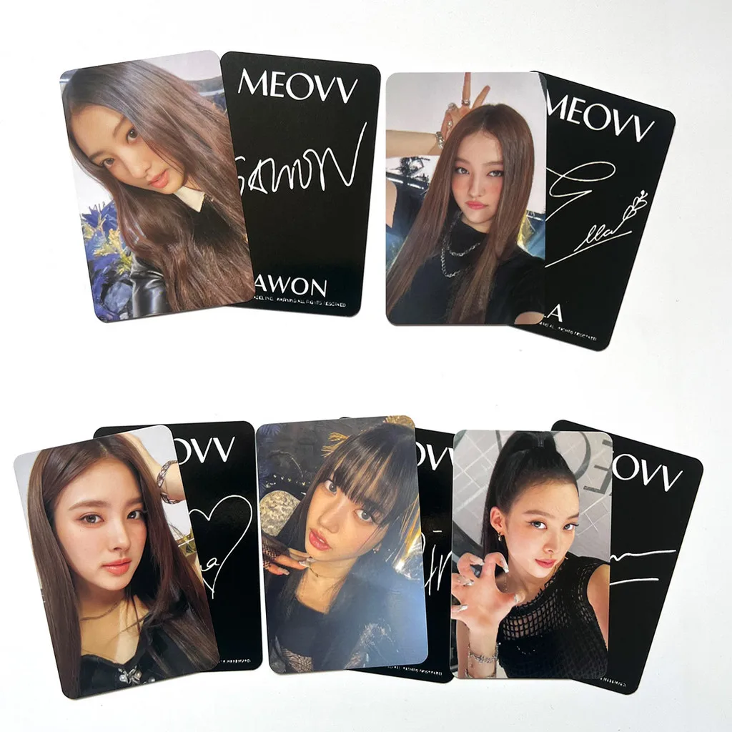 Kpop Idol MEOVV BROADCAST Album MEOW Photocards