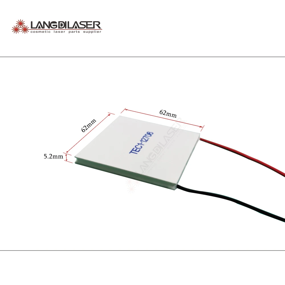 Peltier Cooling Plate TEC1-12706 / Size 62*62*5.2mm