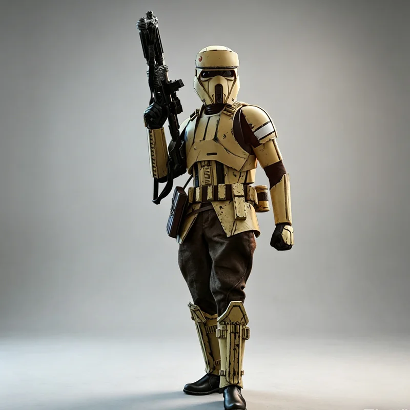 

Фигурка Hot Toys TMS031 Shoretrooper 1/6, имперский солдат из Star Wars, полностью подвижная, с бластером и подставкой для демонстрации
