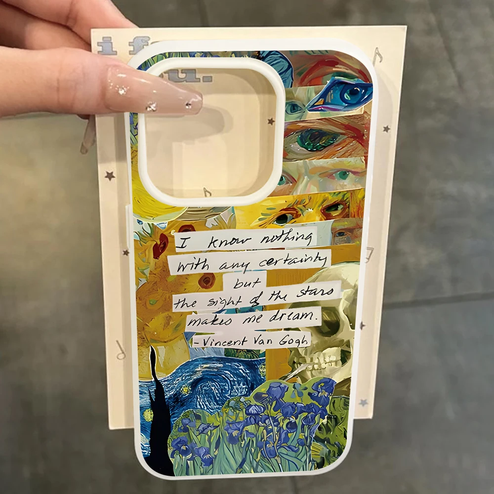 Für Samsung Galaxy A16 A15 A55 A35 A36 A56 S26 S25 S24 Ultra S23 S21 S22Plus Van Gogh Kunst-Kollage TPU Handyhülle Silikon-Cover – Detail 4