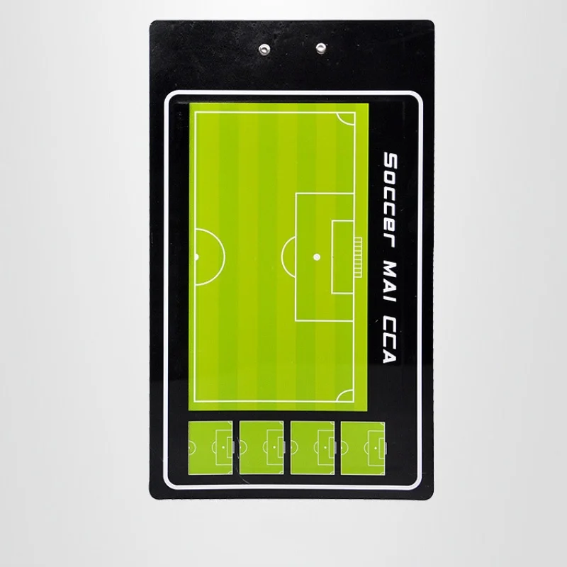 Soccer Ball Tactical Board Magnetic Football Coaching Clipboard Portable Coach Teaching Board PVC Wearproof Strategy Board