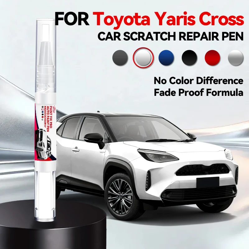 

Ручка-корректор для ремонта лакокрасочного покрытия автомобиля Toyota Yaris Cross, средство для удаления царапин, аксессуары для авто, черный, белый, 040 ЖЕЛТЫЙ, серебристо-серый