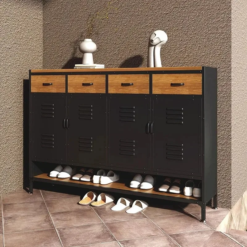 

Narrow Black Shoe Cabinets Modern Shelves Living Room Mobile Dorm Shoe Cabinets Organizers Accent Archivadores Room Decorations