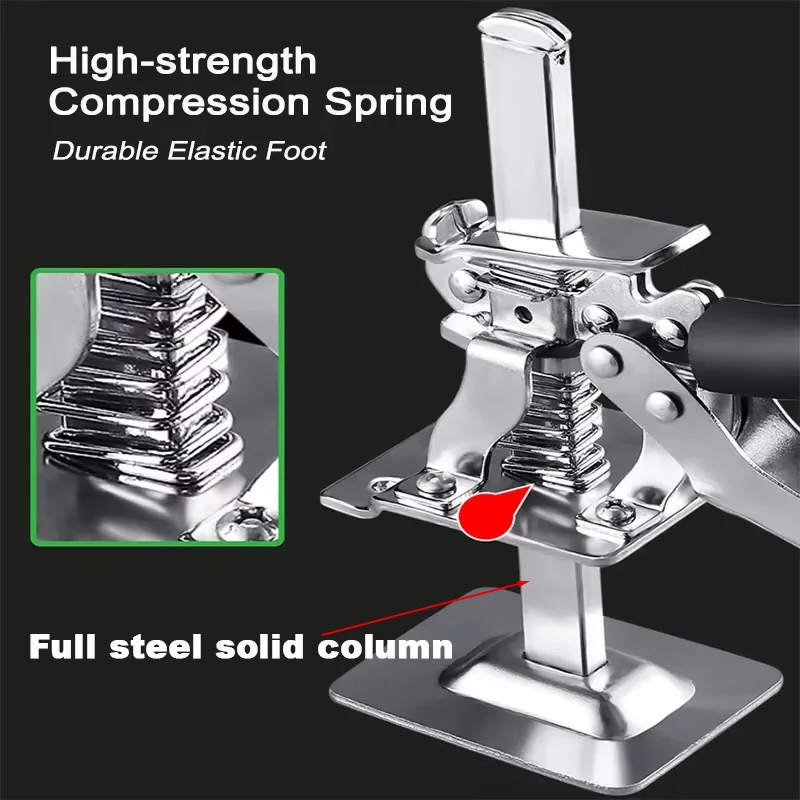 أداة رفع توفير العمالة الذراع جاك لوحة الباب دريوال رفع خزانة مجلس رافع بلاط الارتفاع الضابط أدوات المصعد الارتفاع إعادة