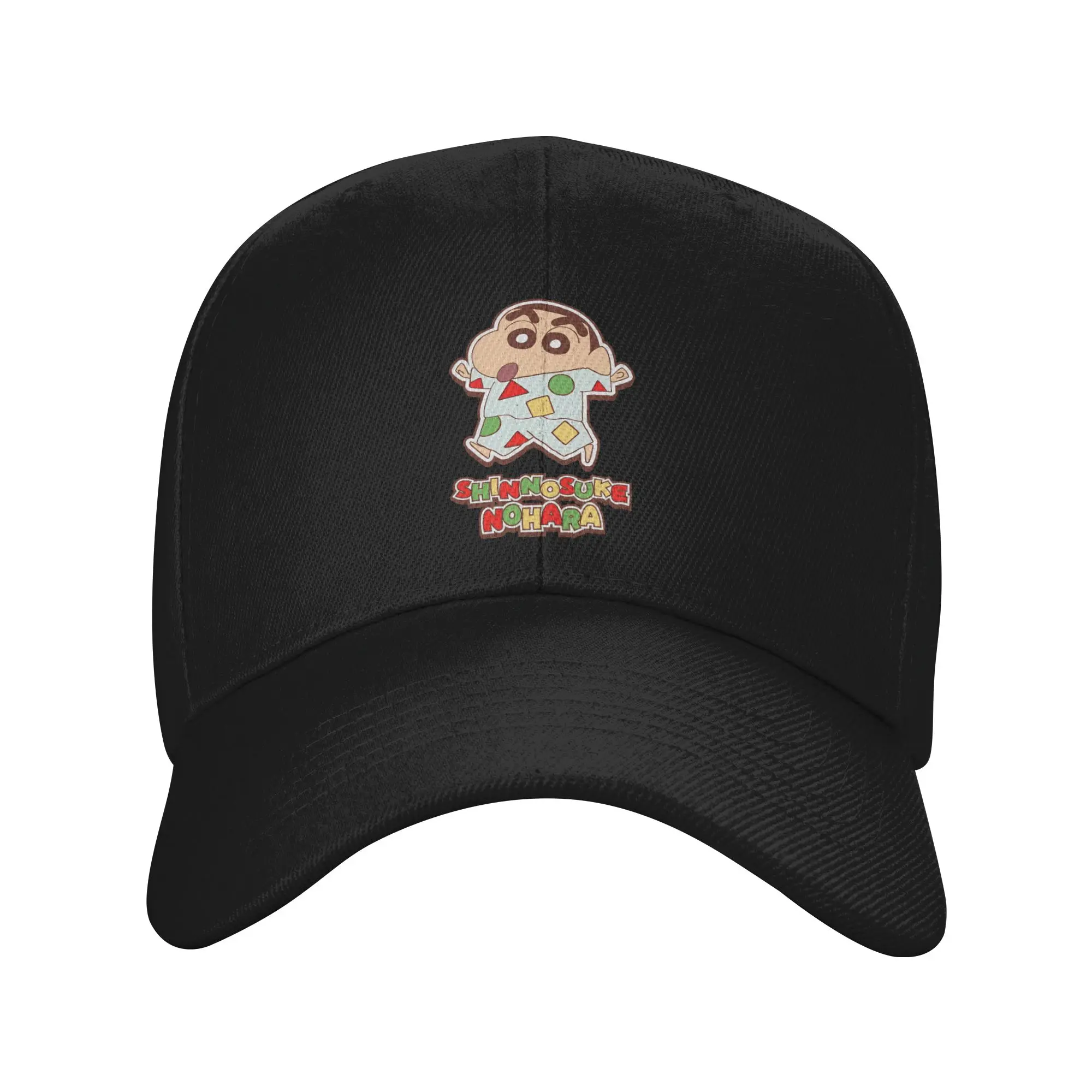 Happy Crayon Shin-chan Anime Baseball Cap Unisex Hip-Hop Sun Hat  Hat Adjustable Polyester Dad Hat