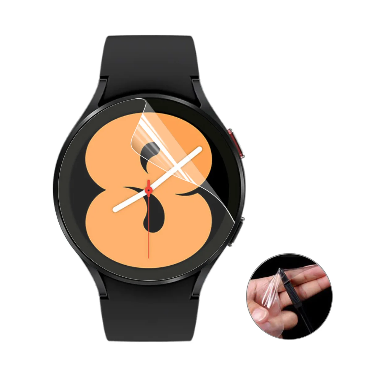 

Для Samsung Galaxy Watch4 44 мм Защитная пленка для экрана TPU Ultra Clear Full Cover Film - прозрачная