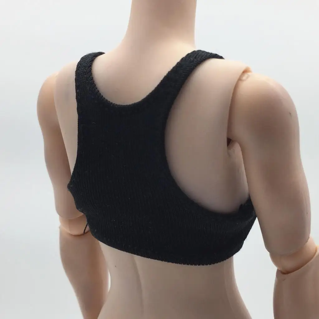 1/6 Scale Woman Waistcoat Cloth Vest Tank Top Clothing Accessories for Action Figure Collectors