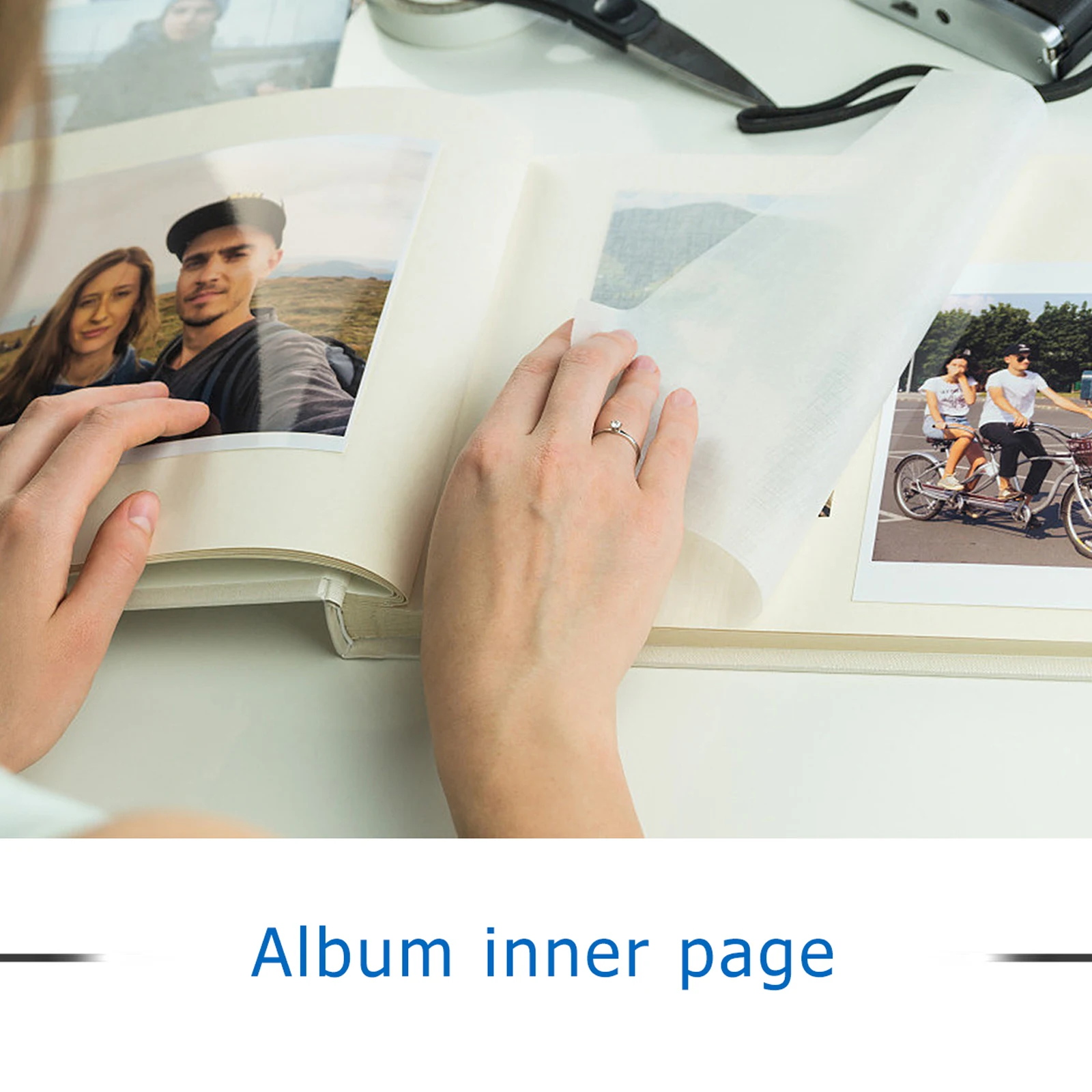 

50pcs Clear Photo Sleeves PP Pages Recipe Postcard Protective Cover Album Accessories Reusable Long Life Cost Effective