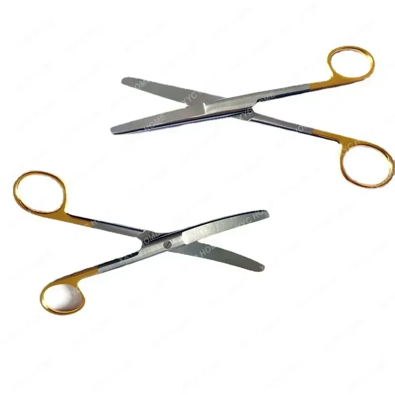 veterinario Stainless Steel Surgical Scissors Medical Cut Blunt Head Pointed Toe Accessories Pocket