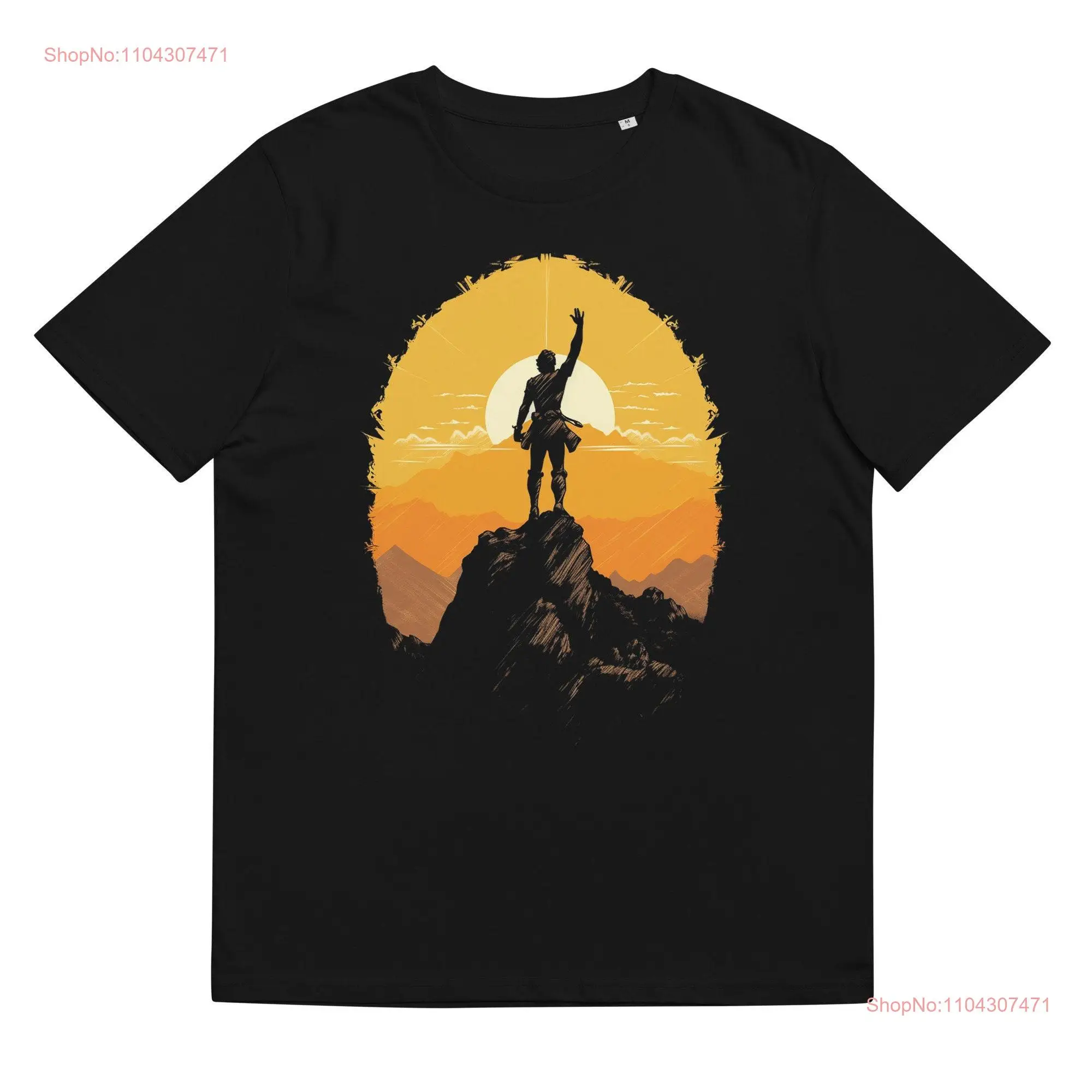 Victorious Conqueror on Mountain T Shirt long or short sleeves