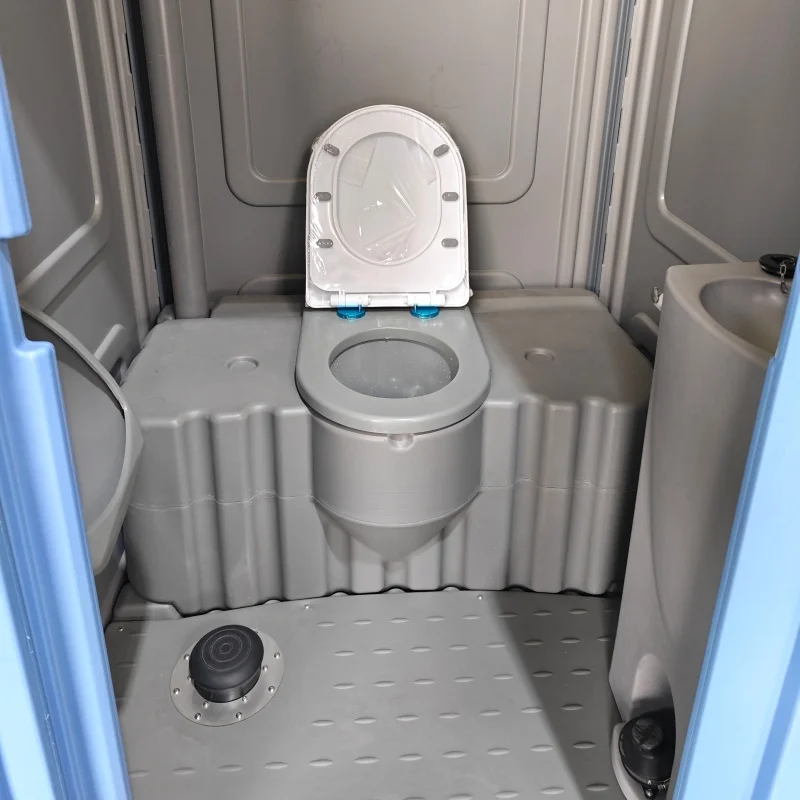 

Convenient Portable Mobile Toilet Outdoor Prefabricated Public Seated Toilet Hot Sales Portable Thickened Porta Potty