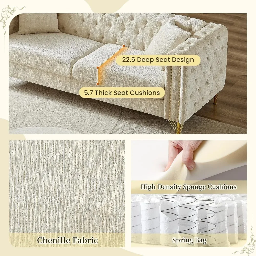 Button Tufted Comfy Couch with Nailhead Trim for Stylish Living Rooms 3 S9e0a7a4c79794a60bbdd61fa94308255C Button Tufted Comfy Couch with Nailhead Trim for Stylish Living Rooms