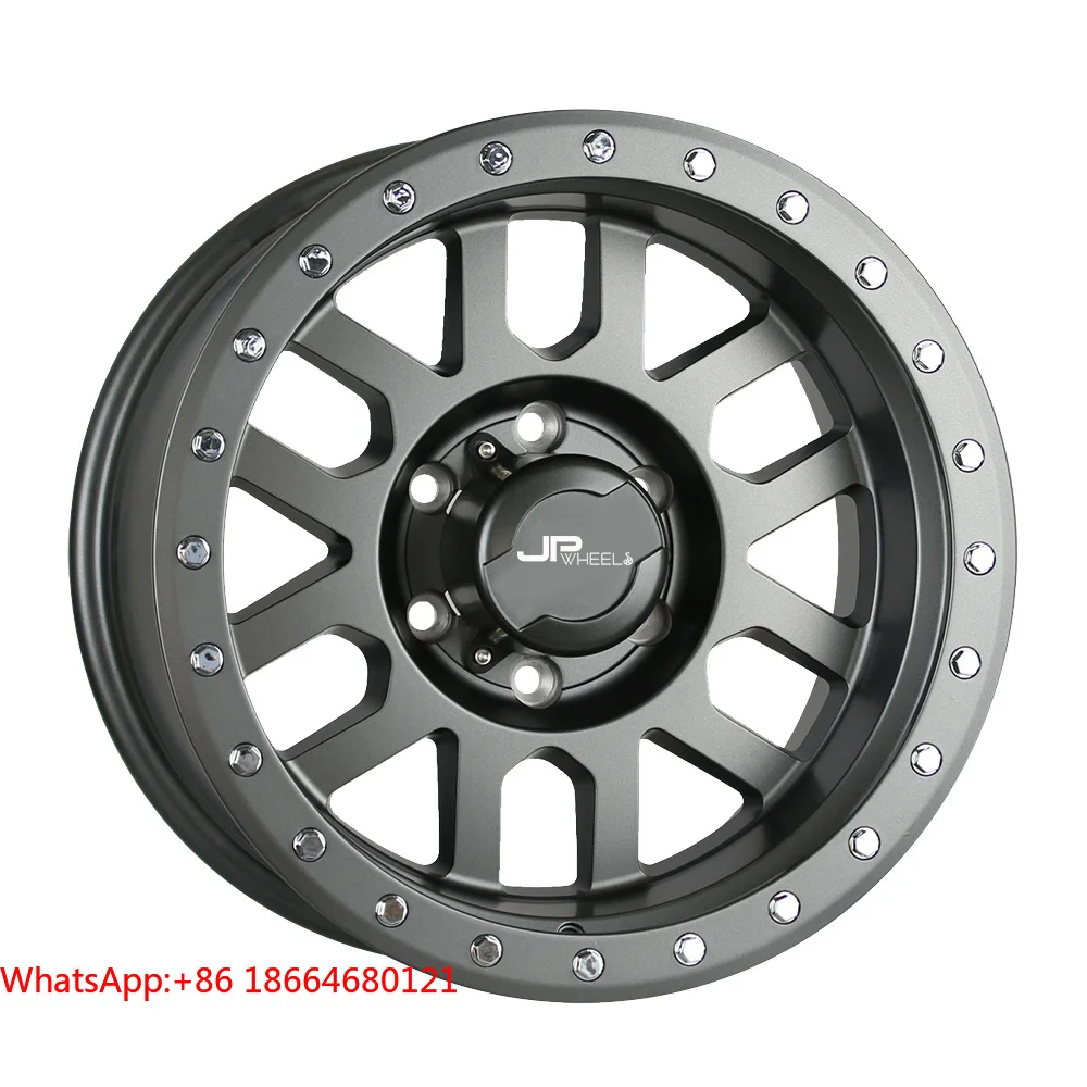 16-17 Inch 6 Hole Concave Alloy Wheel Rims Multi PCD Black Finish SUV Offroad WheelsW205,W213,W166,X156,W257
