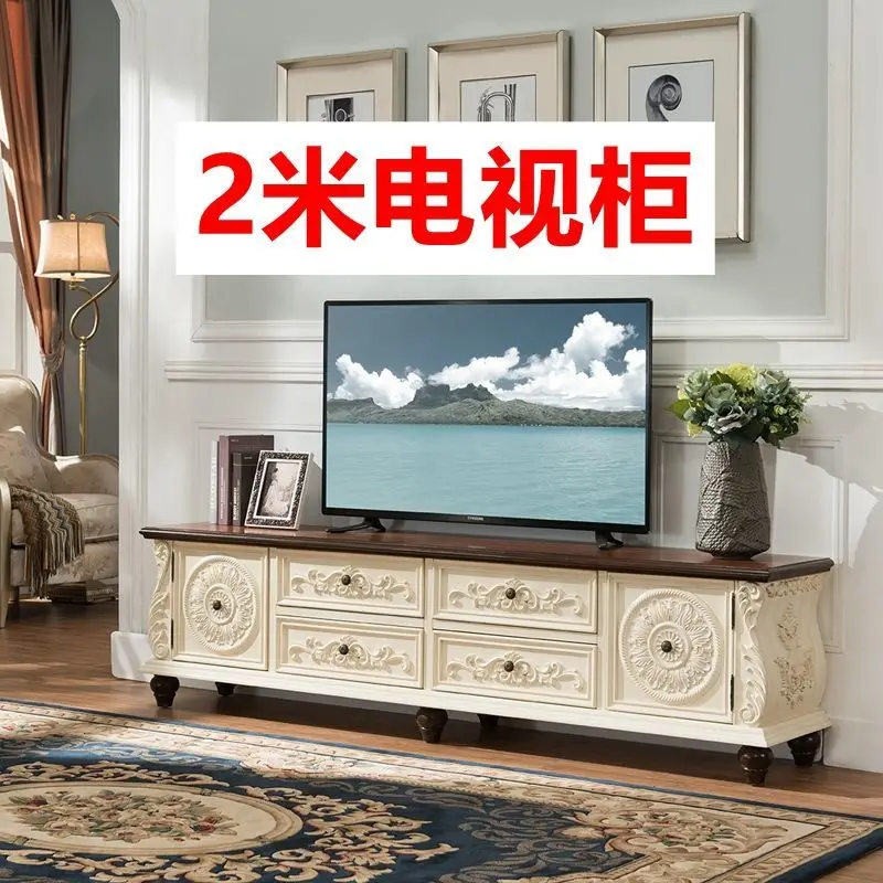 خزانة تلفزيون أوروبية، خشب متين، غرفة نوم تلفزيون أمريكية، خزانة أرضية صغيرة 1.5 1.8 2 متر