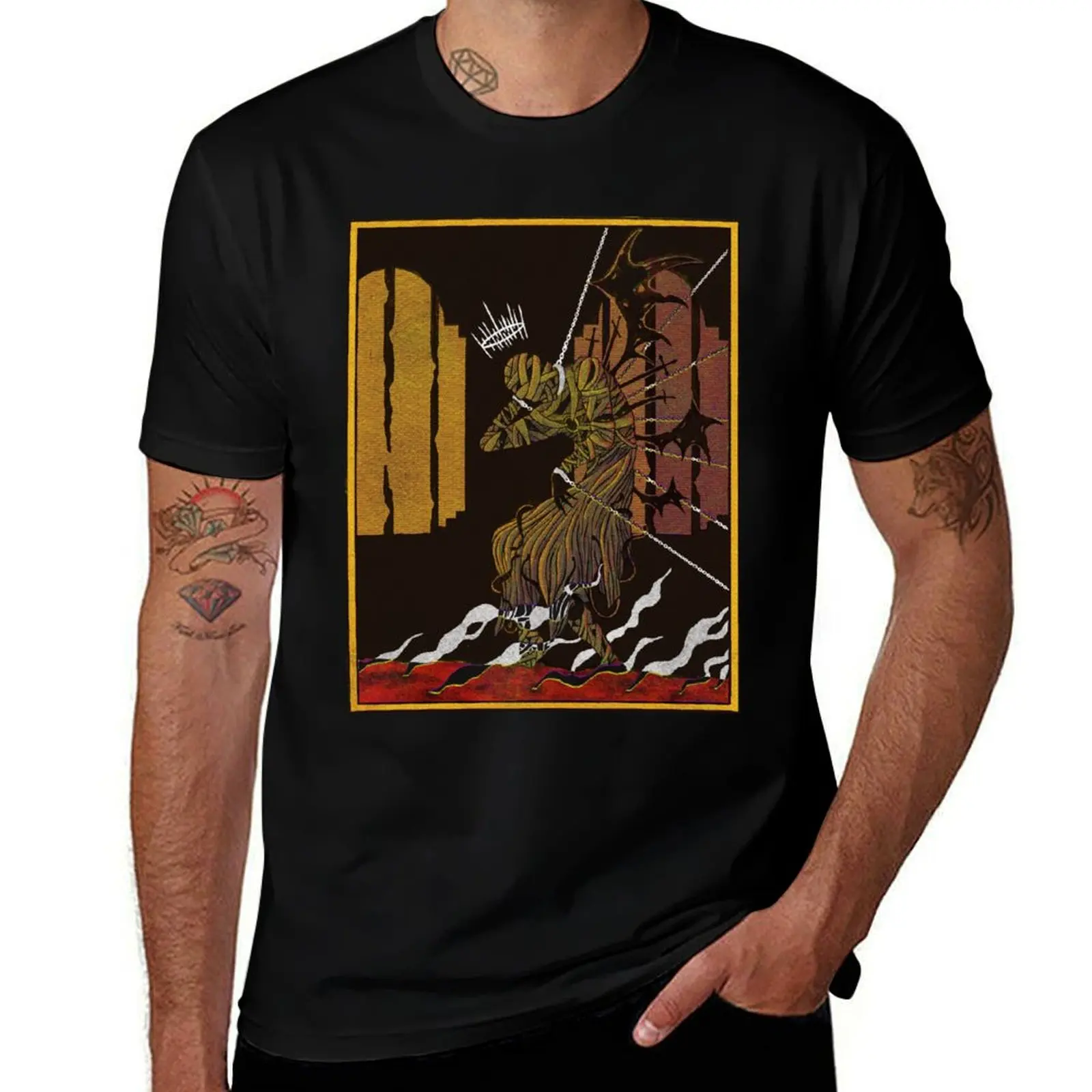 SCP-3000 The Hanged King, Vintage Comic Aesthetics T-Shirt t shirt man plain T-Shirt