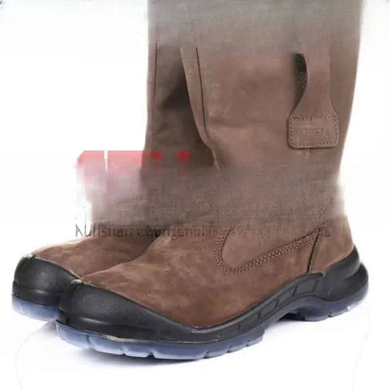 newHigh-top waterproof, anti-smash, anti-static and anti-puncture safety boots