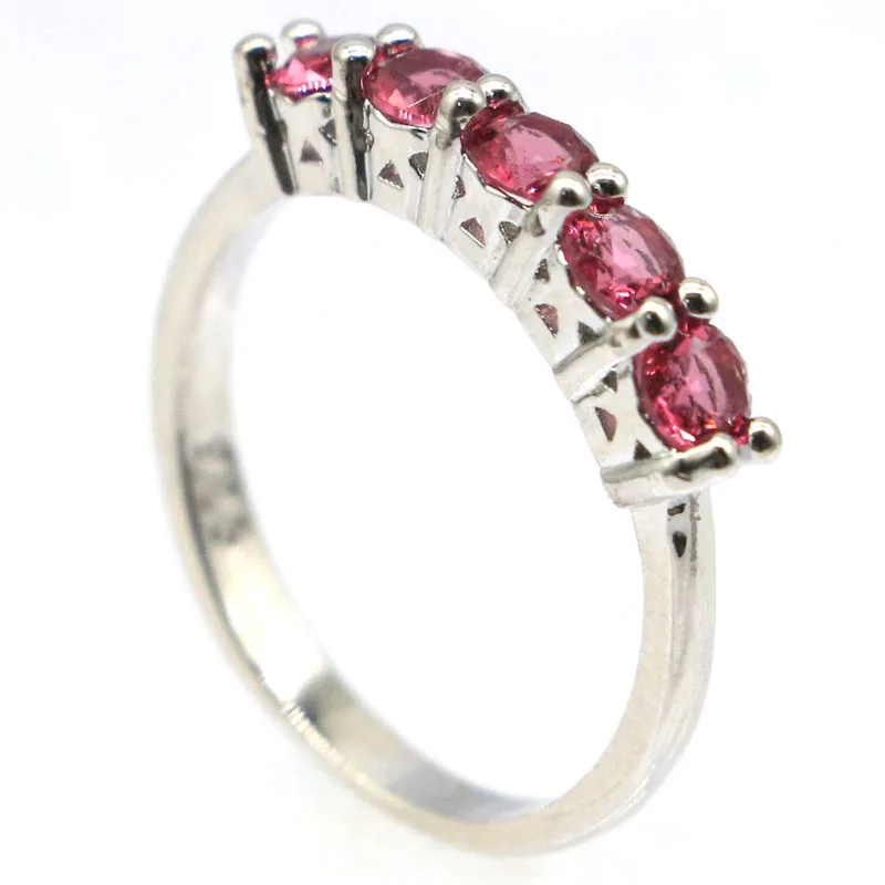2.5g Real 925 Solid Sterling Silver Customized Ringss Iolite Raspbery Rhodolite Garnet Green Tsavorite Garnet Emerald Many Sizes