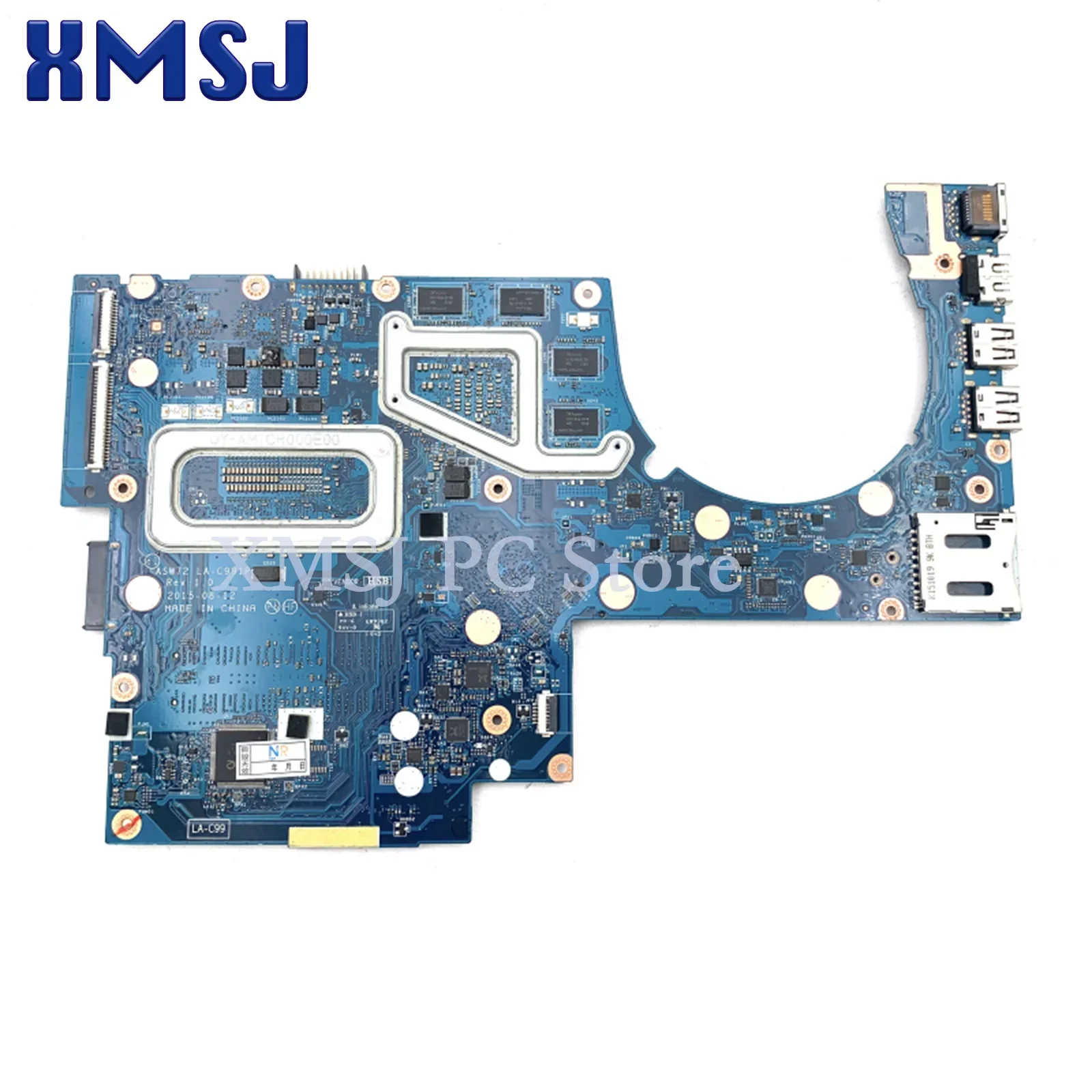 XMSJ For HP ENVY 17 17-N Laptop Motherboard 832317-601 832317-001 829066-601 829066-001 LA-C991P I7-6700HQ 950M GPU