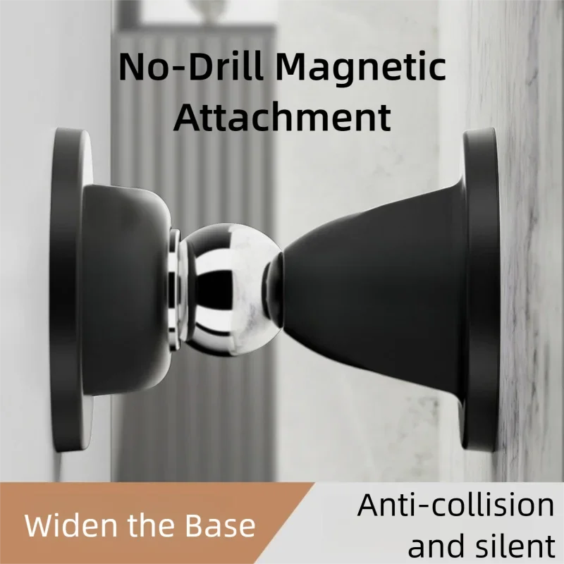 

Новая силиконовая сильная магнитная дверная присоска защищает стену, предотвращает столкновение, бесшумную дверь, фиксированную адсорбцию наземной стене