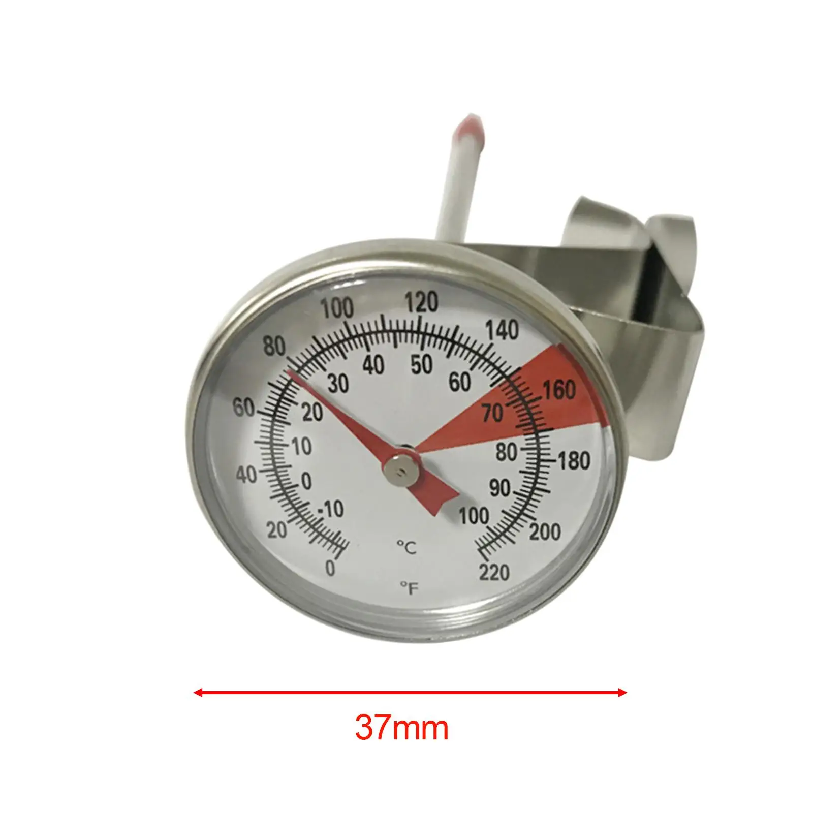 Kitchen Milk Thermometer Probe Digital Temperature Gauge for Coffee Latte Chocolate Frothing and Cooking Baking