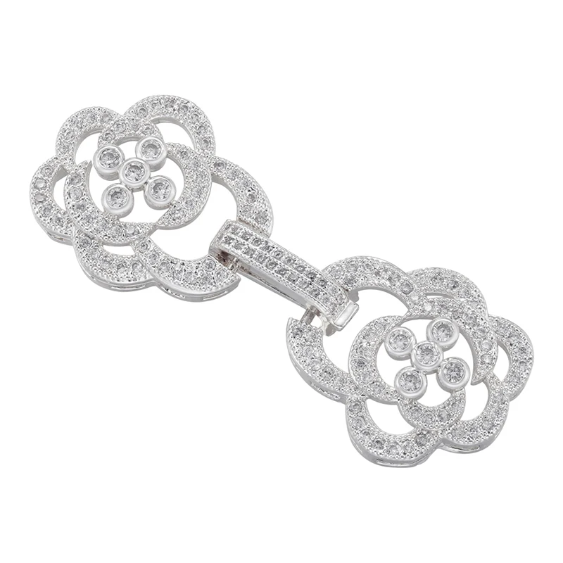 Verschiedene Haken für Schmuckherstellungszubehör, DIY-Haken, Zubehör, Zirkonia-Verbinder für Armbänder: VK163 – Detail 4