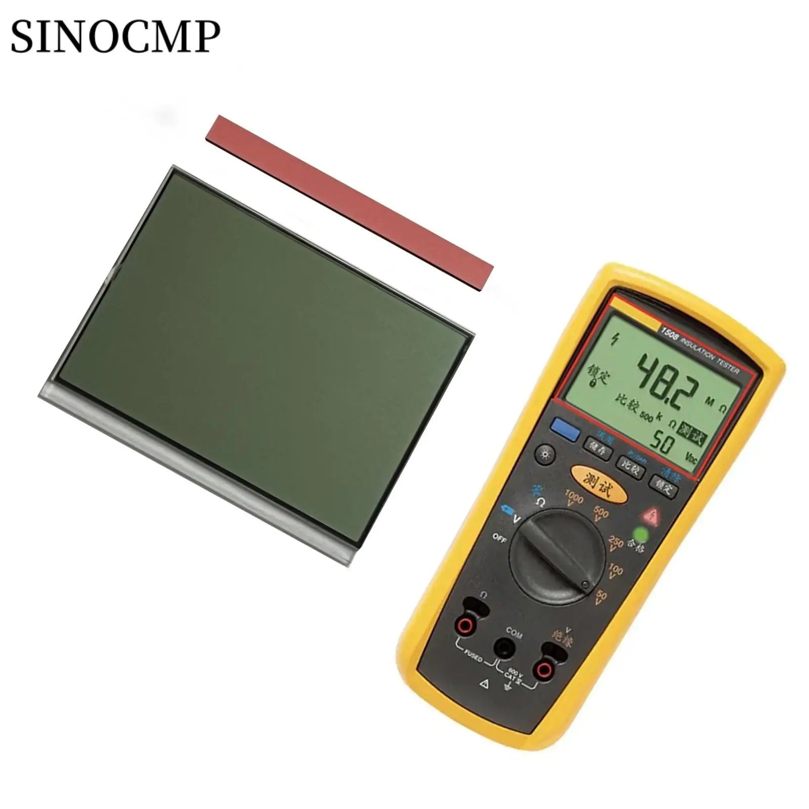 Car LCD Display for Fluke 1503 1507 1508 Digital Insulation Tester LCD Display Replacement and Maintenance Car Repair Parts