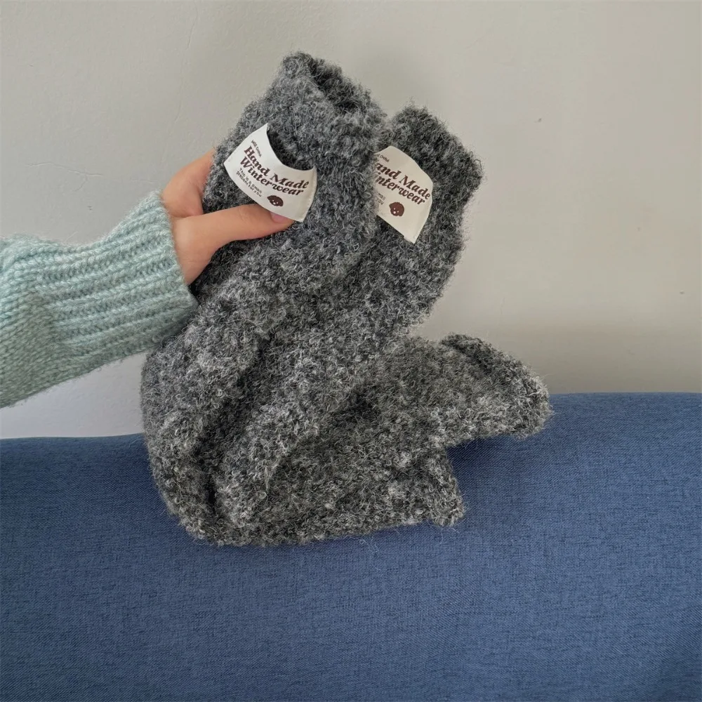 

Casual Colorful Kintted Y2k Leg Warmers Soft Sweet Leg Warmer Women Winter Footcover Plush Stockings Women