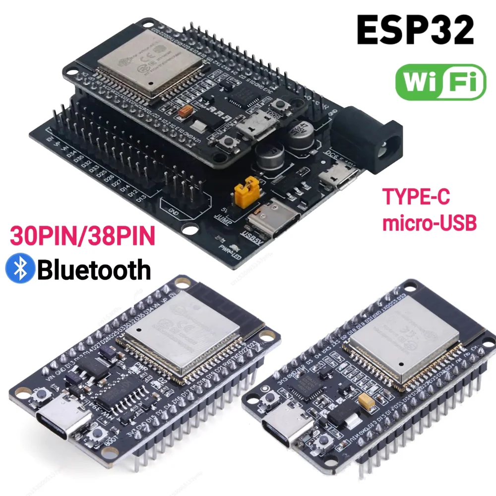 ESP32 Development Board TYPE-C CH340C WiFi+Bluetooth Ultra-L