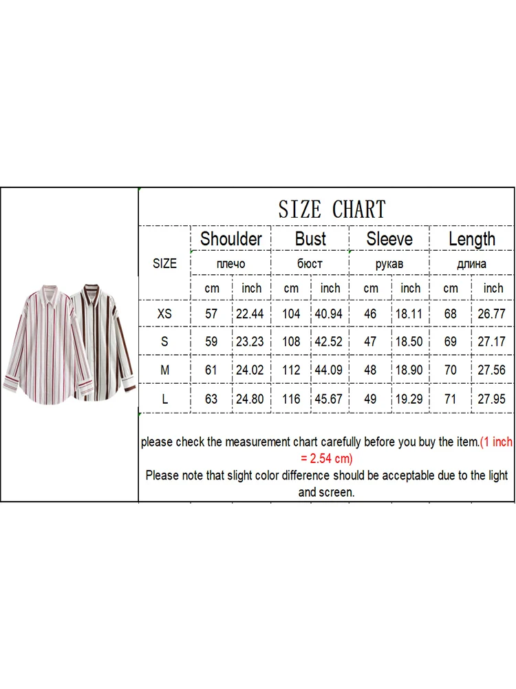 Mode printemps femmes chemises nouveau col rabattu rayé simple boutonnage simplicité loisirs ample à manches longues hauts