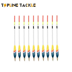 Topline Tackle 3-10pcs/Bag Fishing Floats Bobber 6g 25.4cm Fortune Paulownia Wood Fishing Float Set for Fishing Tackle Pesca