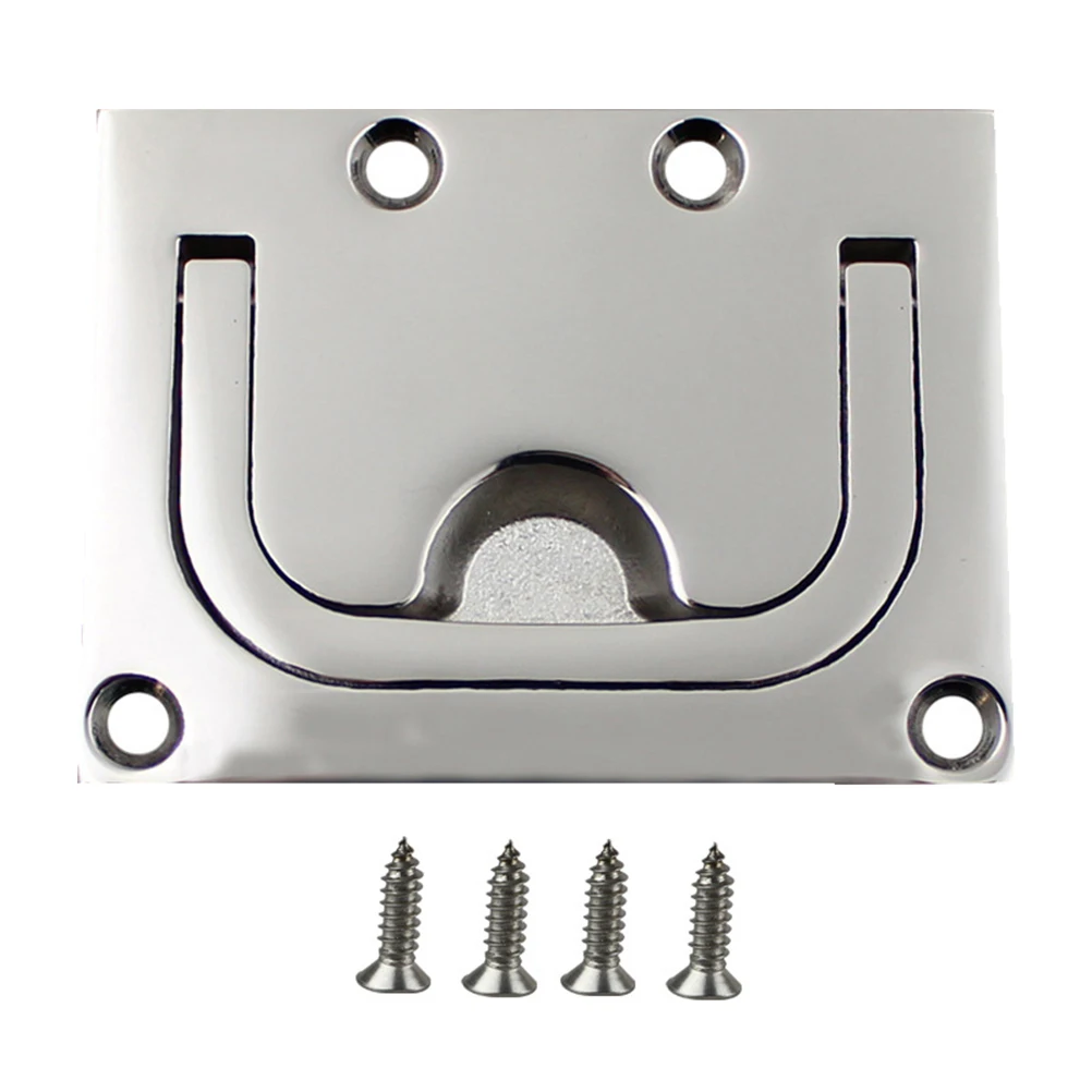 

Stainless Steel Cabinet Pulls Heavy Duty Marine Grade Boat Hatch Handle Mirror Polished Silver Color For Home Furniture Window