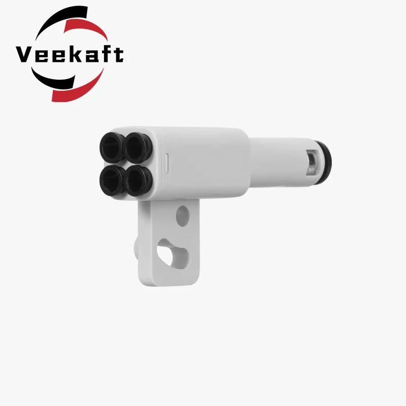 

Bambu Lab 3D Printer 4-in-1 PTFE Adapter Material Pipe Expansion Port AMS Connection Connects 4 Feed Modules Suitable for X1/P1