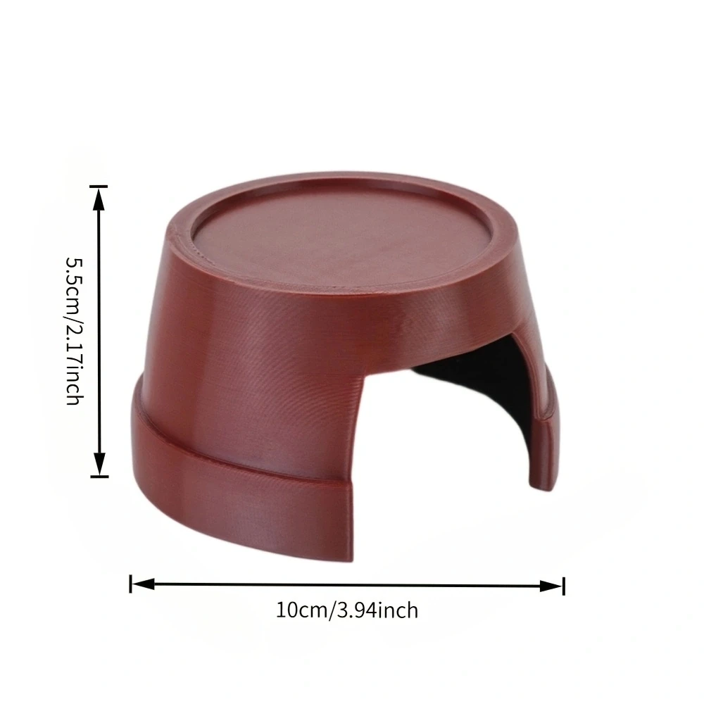 Reptile Terrarium Turtle Hideout Cave Spacious Humidity-Retaining Sunning Platform Aquarium Fish and Shrimp Hideout Safe House