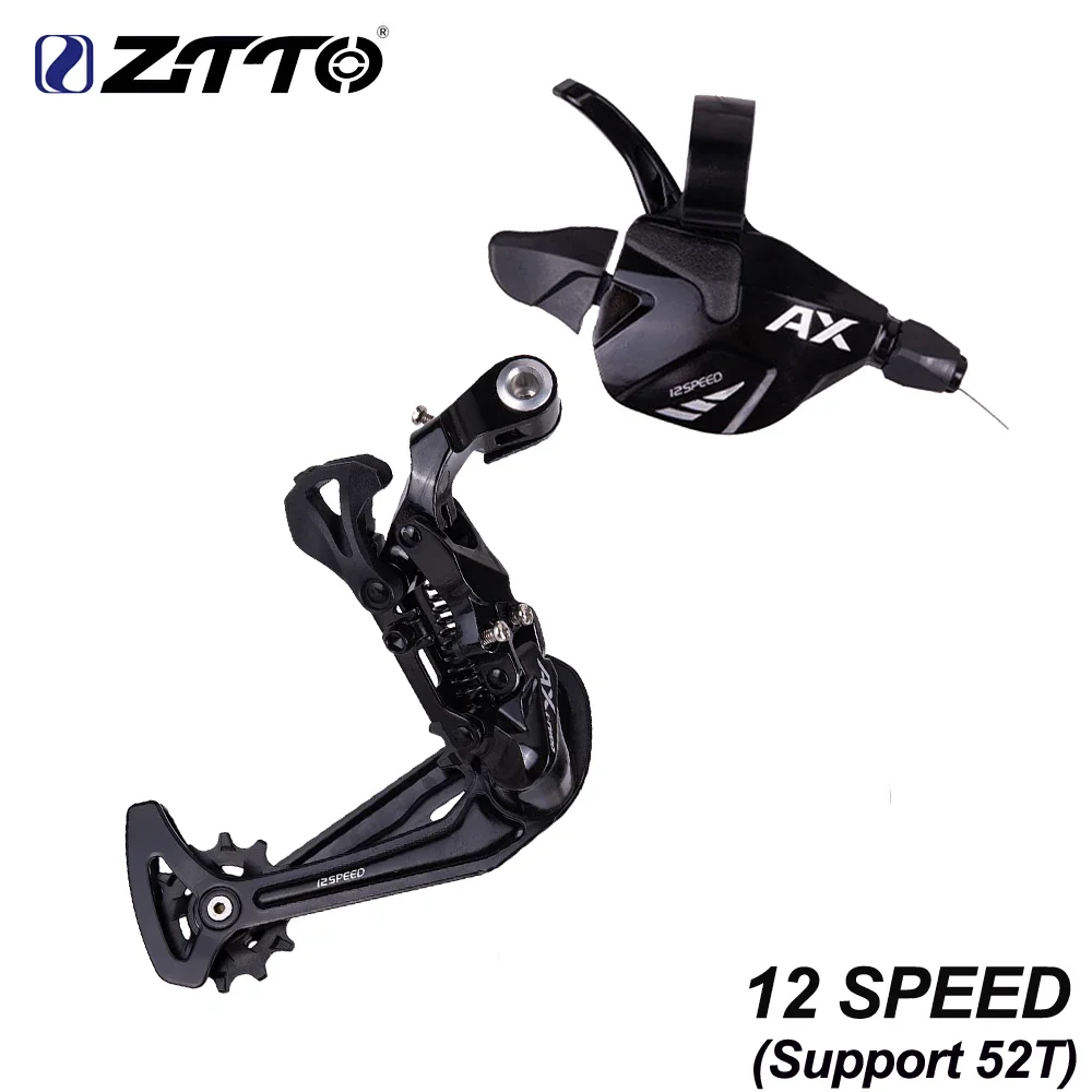 ZTTO MTB Bike 12 Speed Group Set 1x12 Shifter Rear Derailleur 12s 50T Cassette 12s 46T 11-52T HG Sprocket Chain Crankset With BB