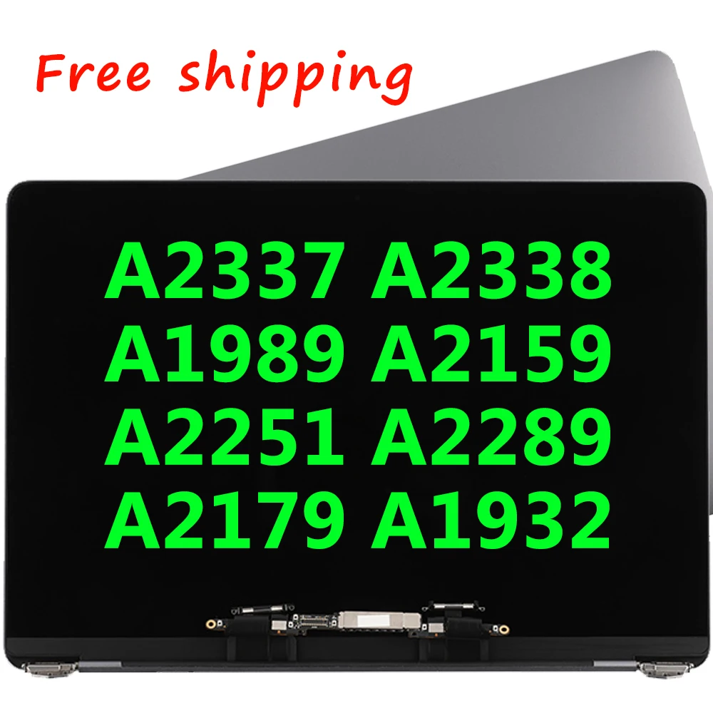 A2337 A2338 A2179 A1932 A1989 A2159 A2251 A2289 LCD Screen For MacBook Air Pro Full Display Assembly Parts Copy Camera Version