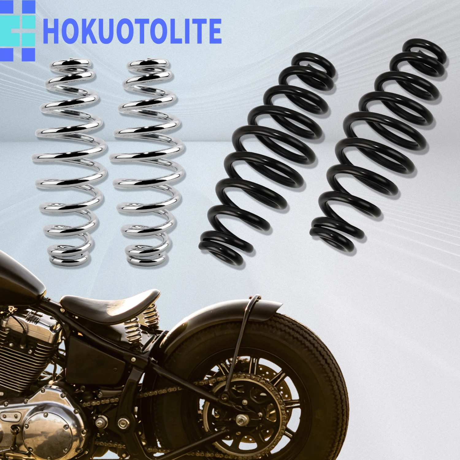 

Motorcycle 4"/5" Solo Seat Springs Torsion Mount Kit For Honda Yamaha Suzuki Harley Sportster XL883 1200 Bobber Chopper Custom