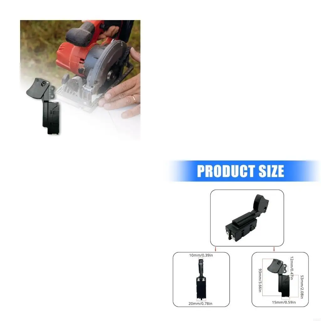 

H58C Sensitive Response Switches Replacement for Cordless Circular Chainsaw Like 2730 20 and 2731 22 Improving Durability
