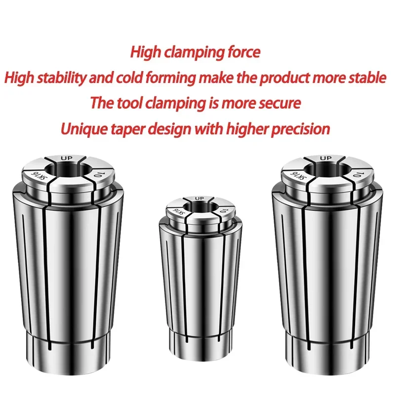 SK16 SK10 Collet High Precision 0.003 Collet SK Chuck CNC Lathe Milling Cutter SK Chuck Collet Tool Holder 4 6 8 10 Chuck 3~16mm