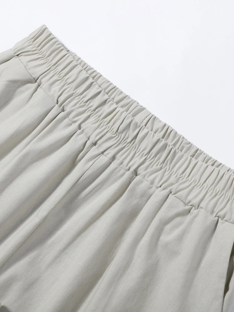 Spitzenrock, Hemd, weit geschnittene Hose, 3-teiliger Anzug für Damen, elegante Bluse mit Reverskragen, langen Ärmeln und Einreiher, Old-Money-Outfit – Detail 16