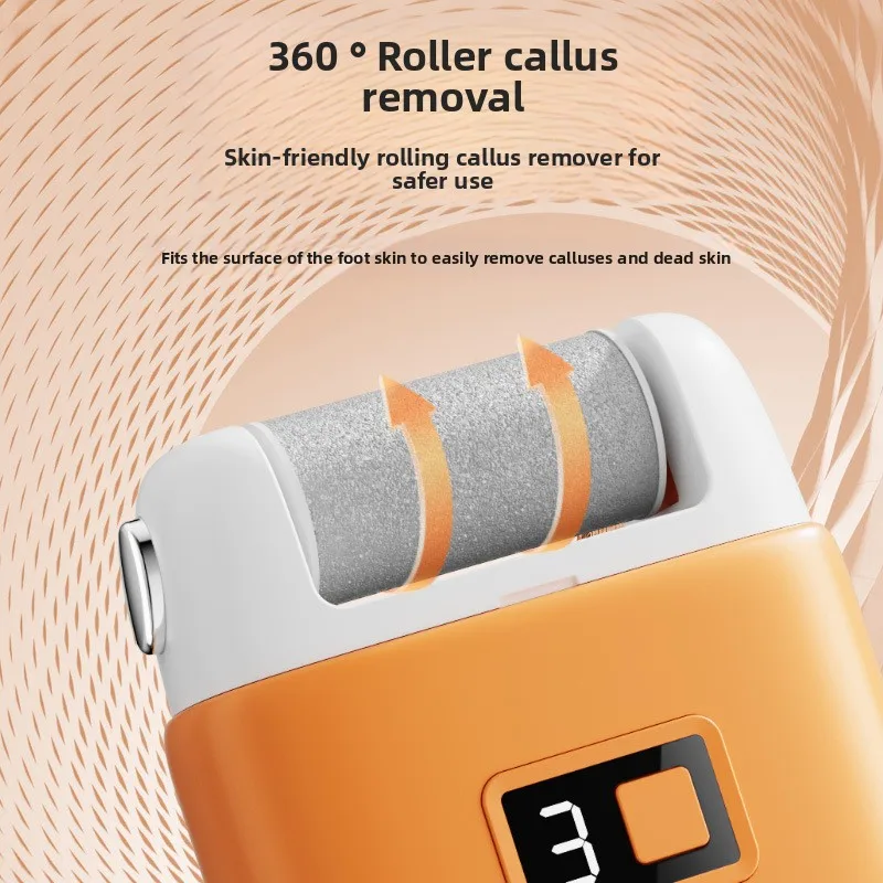 جديد التلقائي الكهربائية ملف القدم USB المحمولة الكالس مزيل باديكير أداة لكعب الجلد الميت